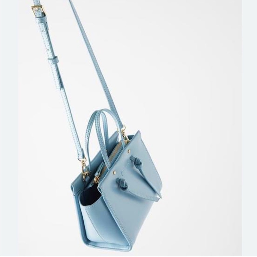 Zara Knotted Mini City Bag